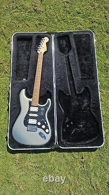 Fender Player Stratocaster HSH SilverModel # 0144533581 Plus Deluxe CASE Bundle