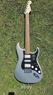 Fender Player Stratocaster HSH SilverModel # 0144533581 Plus Deluxe CASE Bundle