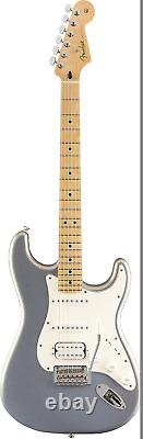 Fender Player Stratocaster HSS Electric Guitar, Silver, Maple Fingerboard