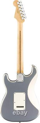 Fender Player Stratocaster HSS Electric Guitar, Silver, Maple Fingerboard