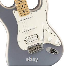 Fender Player Stratocaster HSS Electric Guitar, Silver, Maple Fingerboard