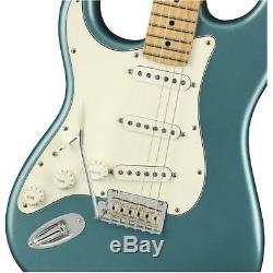 Fender Player Stratocaster Left-Handed Electric Guitar, Maple, Tidepool