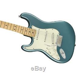 Fender Player Stratocaster Left-Handed Electric Guitar, Maple, Tidepool