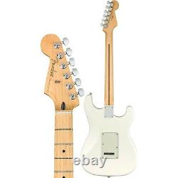 Fender Player Stratocaster Maple Fingerboard Left-Handed Guitar Polar White