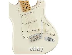 Fender Player Stratocaster SSS Electric Guitar, with 2-Year Warranty, Polar Whit