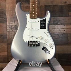 Fender Player Stratocaster Silver with Pau Ferro, NEW IN BOX, Free Ship, 087