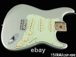 Fender ROBERT CRAY Hardtail Strat LOADED BODY Stratocaster Guitar Inca Silver