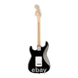 Fender Squier Affinity Series Stratocaster Electric Guitar (Black)