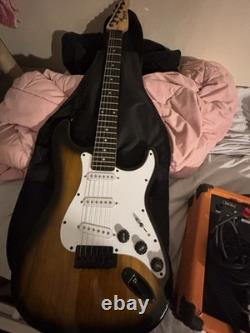 Fender Squier Affinity Stratocaster 6-String Electric Guitar Black