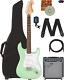 Fender Squier Affinity Stratocaster Bundle, Surf Green, Frontman 10g Amp, Gig Bag