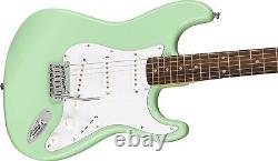 Fender Squier Affinity Stratocaster Bundle, Surf Green, Frontman 10G Amp, Gig Bag