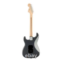 Fender Squier Affinity Stratocaster HH Electric Guitar (Charcoal Frost Metallic)