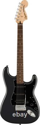 Fender Squier Affinity Stratocaster HSS Charcoal Frost Metallic with Amplifier Fender Squier Affinity Stratocaster HSS Charcoal Frost Metallic with Amplifier