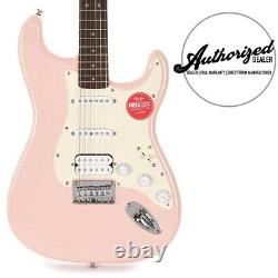 Fender Squier Bullet Stratocaster HT Hard Tail HSS Electric Guitar Shell Pink