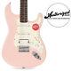 Fender Squier Bullet Stratocaster Ht Hard Tail Hss Electric Guitar Shell Pink