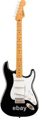 Fender Squier Classic Vibe 50s Stratocaster Electric Guitar, Full Black