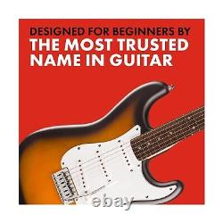 Fender Squier Debut Series Stratocaster Electric Guitar, Beginner Guitar, wit