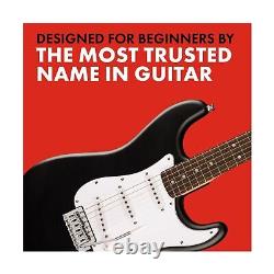 Fender Squier Debut Series Stratocaster Electric Guitar, Beginner Guitar, wit