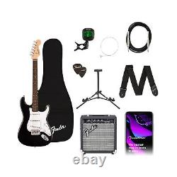 Fender Squier Debut Series Stratocaster Electric Guitar Kit, Beginner Guitar