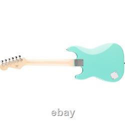 Fender Squier Mini Stratocaster Electric Guitar, Sea Foam Green, Maple Fingerboa