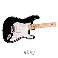 Fender Squier Sonic Stratocaster 6-String Right-Handed Black Electric Guitar
