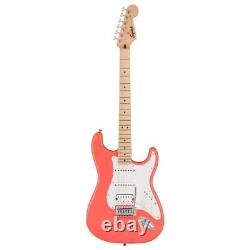 Fender Squier Sonic Stratocaster HSS 6-String Tahitian Coral Electric Guitar