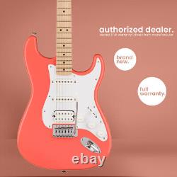 Fender Squier Sonic Stratocaster HSS Electric Guitar Tahitian Coral