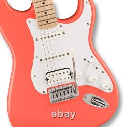 Fender Squier Sonic Stratocaster HSS Electric Guitar Tahitian Coral