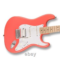 Fender Squier Sonic Stratocaster HSS Electric Guitar Tahitian Coral