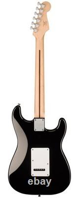 Fender Squier Sonic Stratocaster, Left Handed Black with Frontman 10G Amp