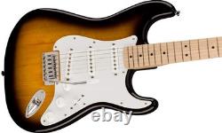 Fender Squier Sonic Stratocaster, White Pickguard, Maple Fingerboard 2-Color S