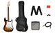 Fender Squier Strat Electric Guitar Package With Frontman Amp/gig Bag/strap