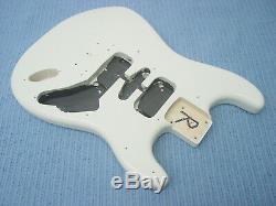 Fender Squier Strat Hardtail Stratocaster Arctic White Body Electric Guitar Ht