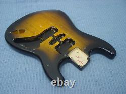 Fender Squier Strat Hardtail Stratocaster Brown Sunburst Body Electric Guitar Ht