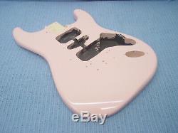Fender Squier Strat Hardtail Stratocaster Shell Pink Body Electric Guitar Ht