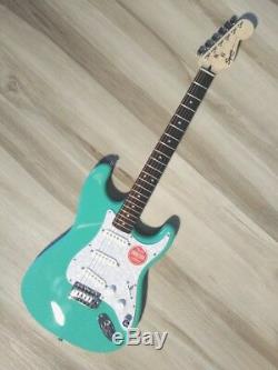 Fender Squier Stratocaster Guitar Turbo+ SSS with Blender MOD Seafoam Strat NEW