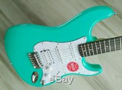 Fender Squier Stratocaster Guitar TurboCharged with Blender MOD Seafoam Strat HSS