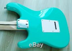 Fender Squier Stratocaster Guitar TurboCharged with Blender MOD Seafoam Strat HSS