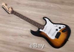 Fender Squier Stratocaster Guitar TurboCharged withBlender MOD Sunburst Strat SSS