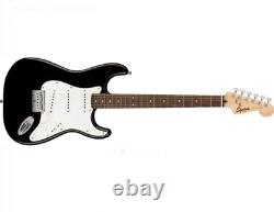 Fender Squier Stratocaster Guitar and Squier Frontman 10G Amp Pack Black