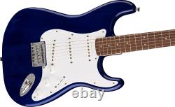 Fender Squier Stratocaster HT, White Pickguard Transparent Blue