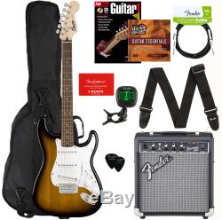 Fender Squier Stratocaster Pack Sunburst with Frontman 10G Amplifier