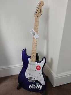 Fender Squier Stratocaster purple NEW IN BOX Andertons'Danish Pete