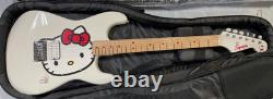Fender Squier x Hello Kitty Stratocaster Electric Guitar White New with Bag