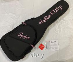 Fender Squier x Hello Kitty Stratocaster Electric Guitar White New with Bag