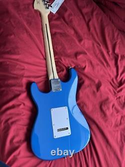 Fender Squire Stratocaster Guitar, Blue With Amp Full Kit