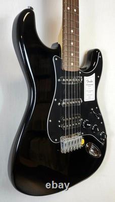 Fender Standard HSS Stratocaster Electric Guitar Laurel Fingerboard, Black Pickg