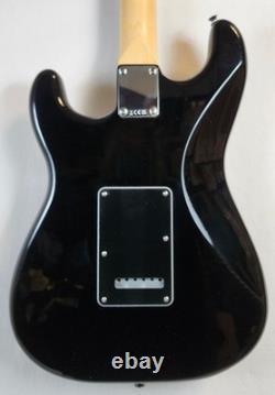 Fender Standard HSS Stratocaster Electric Guitar Laurel Fingerboard, Black Pickg