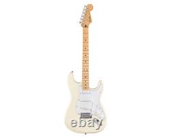 Fender Standard Stratocaster Electric Guitar Olympic White withMaple FB