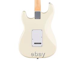 Fender Standard Stratocaster Electric Guitar Olympic White withMaple FB